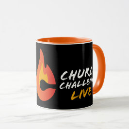Church Challenge Custom Mark 9:23 Black Orange Tasse
