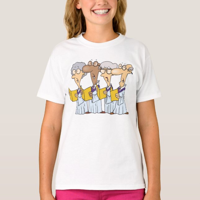 Church Choir Singing T - Shirt (Vorderseite)