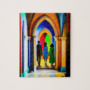"Church" Christlich Art Puzzle