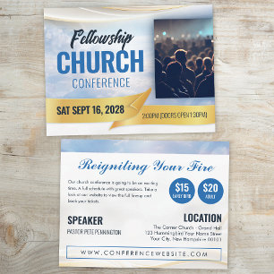 Church Event Conference Postkarte