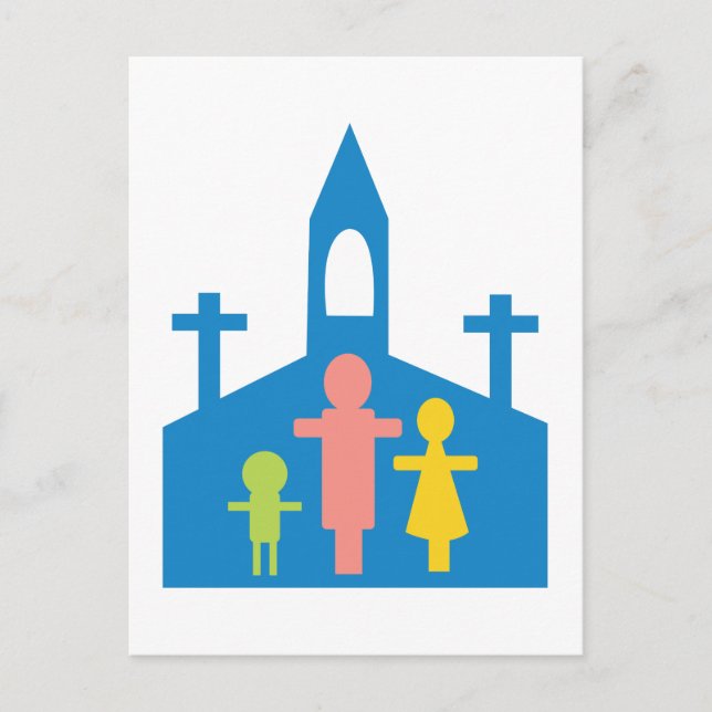 Church Family Postkarte (Vorderseite)