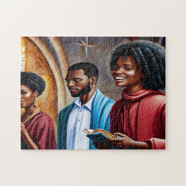 Church Folks 2 Christlich Art Puzzle (Horizontal)