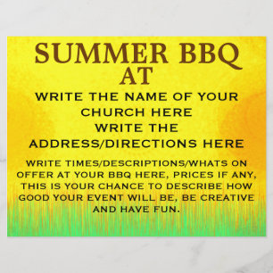 CHURCH GRILLEN FLYER