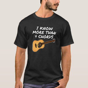 Church Guitarist Ich kenne mehr als 4 Akkorde Anbe T-Shirt
