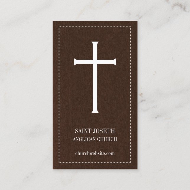 Church Holy Cross Business Cards Visitenkarte (Vorderseite)
