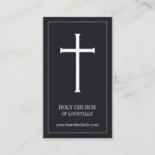 Church Holy Cross Business Cards Visitenkarte
