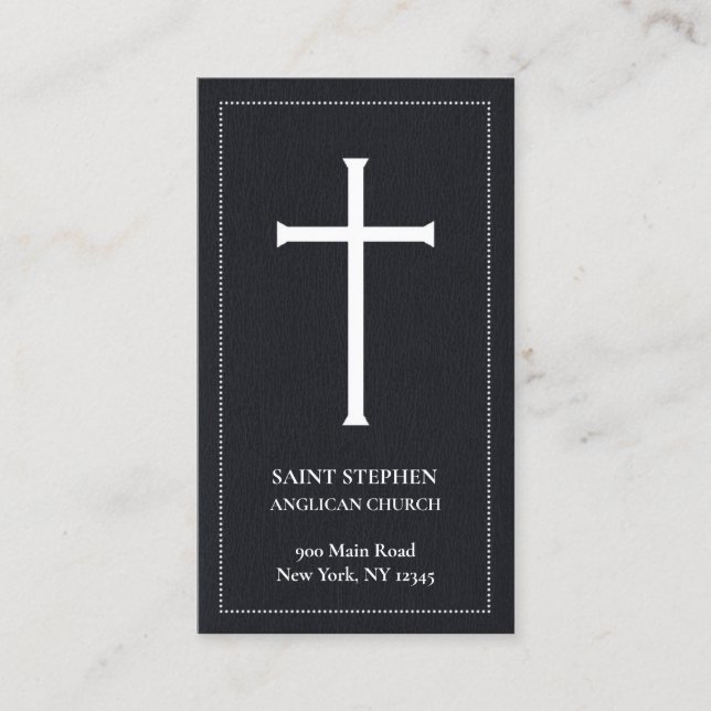 Church Holy Cross Business Cards Visitenkarte (Vorderseite)