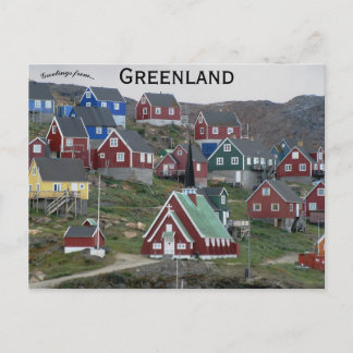 Church in Upernavik Greenland Postkarte