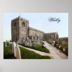 Church in Whitby, England (1900) Poster