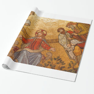 Church Mosaic - Jesus Christus Geschenkpapier