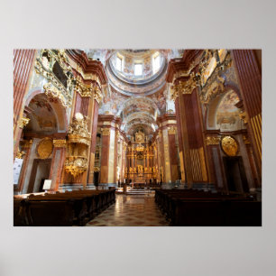 Church Of Abbey Melk, Lower Austria Poster