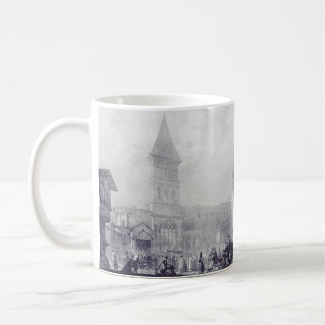 Church of the Abbey of Saint Philibert at Tounus Kaffeetasse (Links)