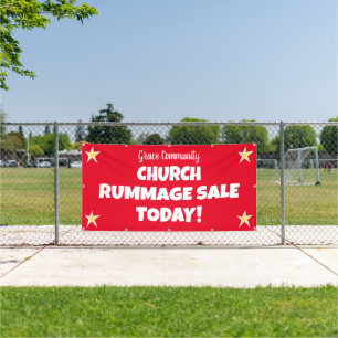 Church Rummage Sale! Benutzerdefinierter Banner