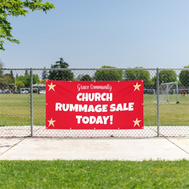 Church Rummage Sale! Benutzerdefinierter Banner (Insitu)