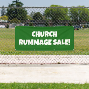 Church Rummage Sale! Bright Banner