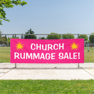 Church Rummage Sale! Großer Banner