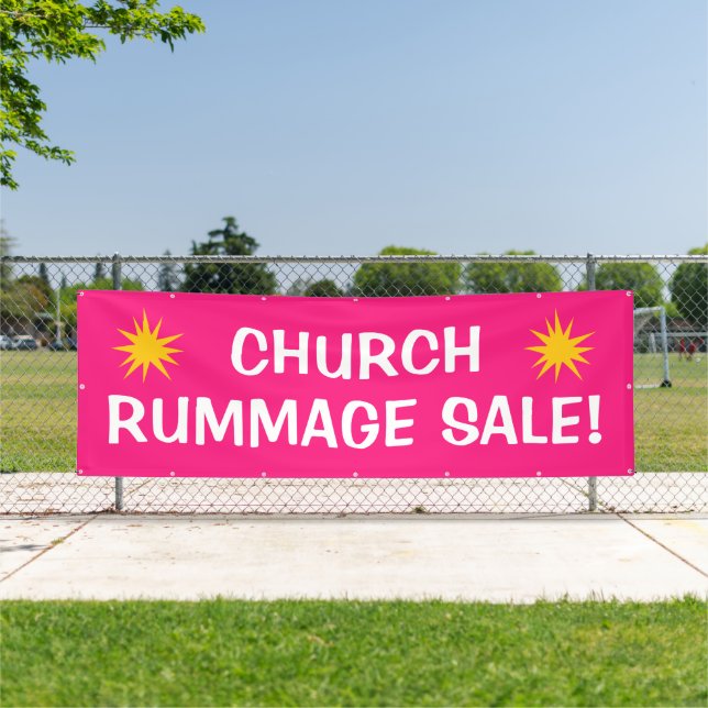 Church Rummage Sale! Großer Banner (InSitu)