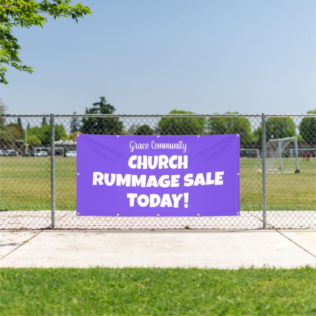 Church Rummage Sale! Personalisierter Banner (Insitu)