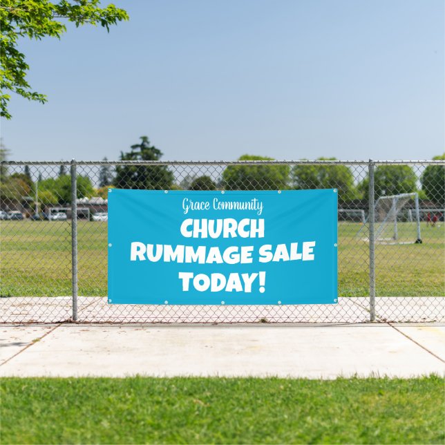 Church Rummage Sale! Personalisierter Banner (Insitu)