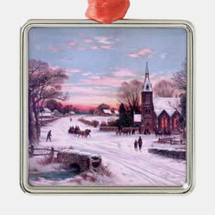 Church Services Weihnachtsabend Ornament Aus Metall