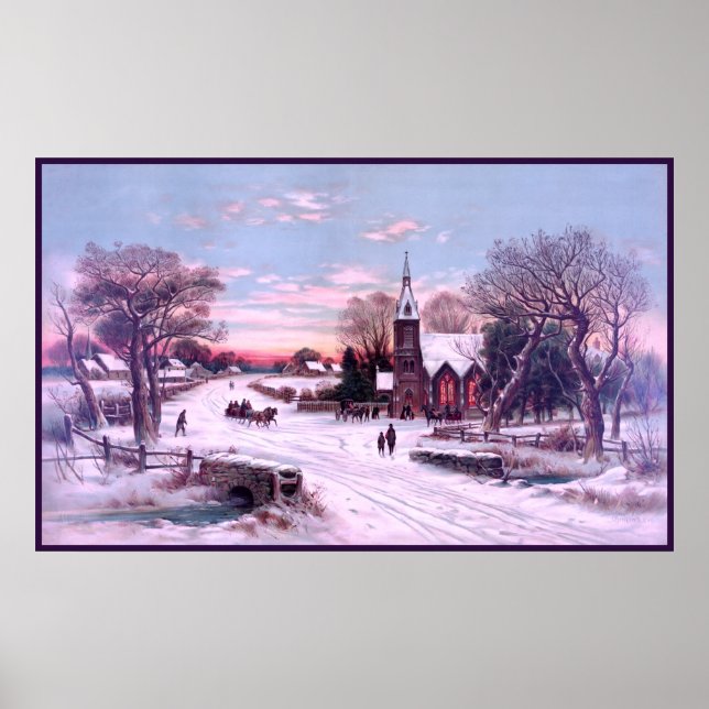 Church Services Weihnachtsabend Poster (Vorne)