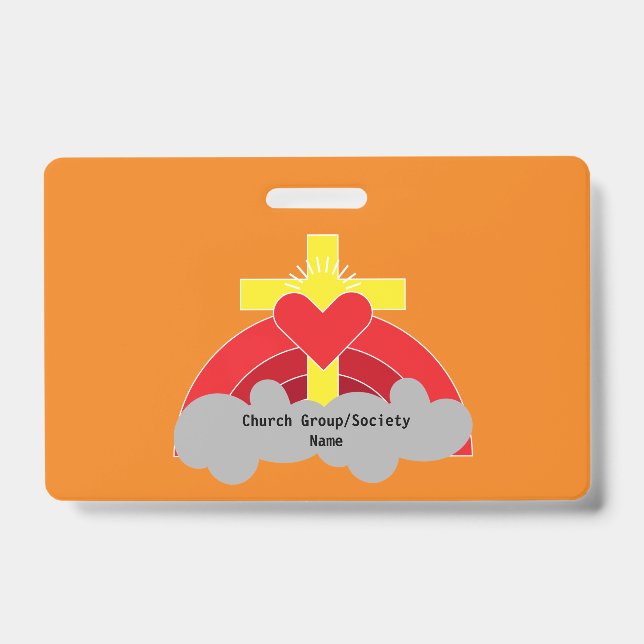 Church Societies Groups and Clubs Coffee Tasse Squ Ausweis (Vorderseite)