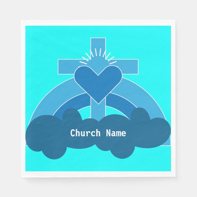 Church Societies Groups and Clubs Coffee Tasse Squ Serviette (Vorderseite)