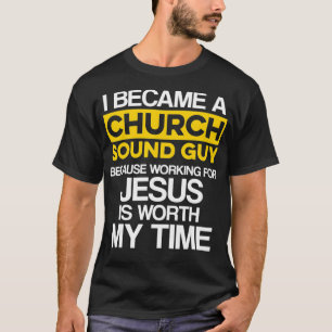 Church Sound Typ Jesus Audio Tech Engineer T-Shirt