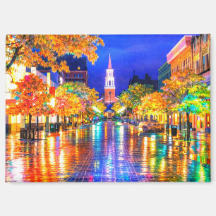 Church Street Marketplace Burlington Vermont Magnet
