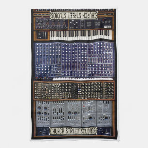 Church Street Synth Teatowels Geschirrtuch