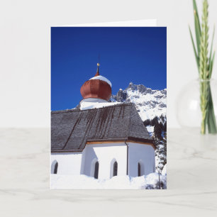 Church Stuben Austria Holiday Card Karte