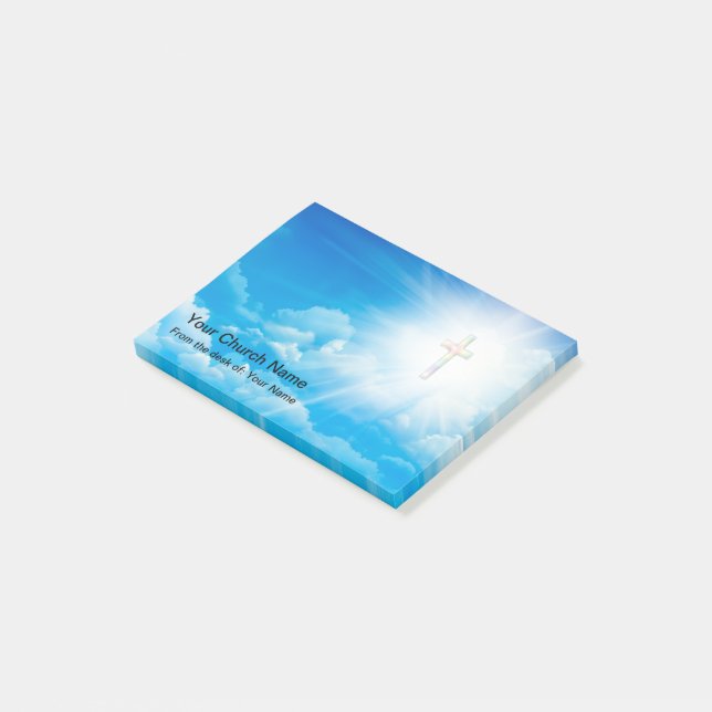 Church Theme Office Sticky Notepads Post-it Klebezettel (angewinkelt)