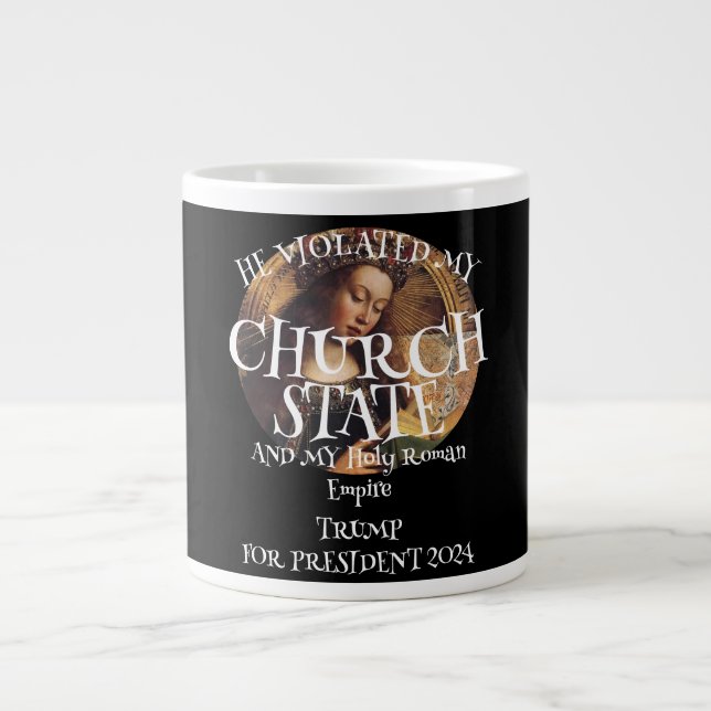 Church Trump Coffee Tasse Breakfast Mittag Party (Vorderseite)