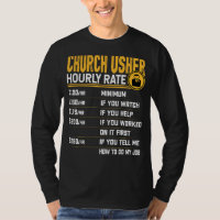 Church Usher Stundenrate Funny Christlich Church U