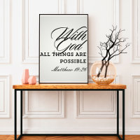 Church Wall Art Scripture Religious Zitat