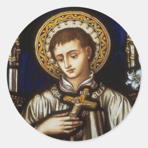 Church Windows 91 Runder Aufkleber