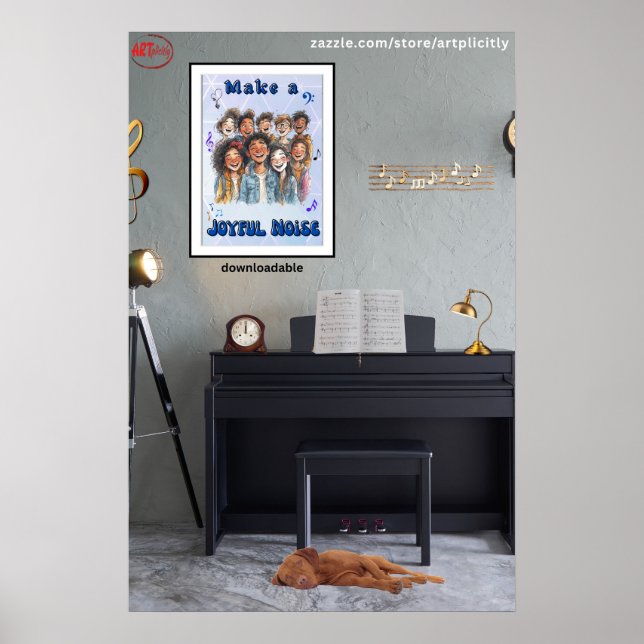 Church Youth Choir Poster (Vorne)