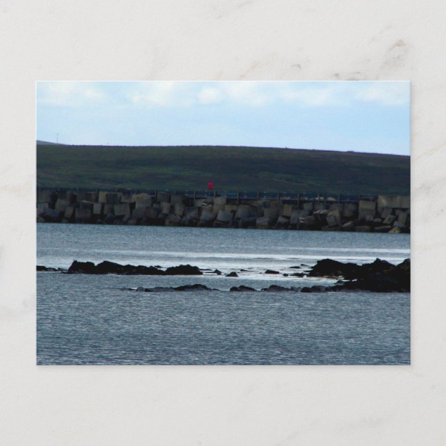 Churchill Barriers Postkarte (Vorderseite)