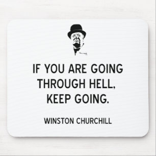 Churchill Behielt durch Hell-BK Mousepad