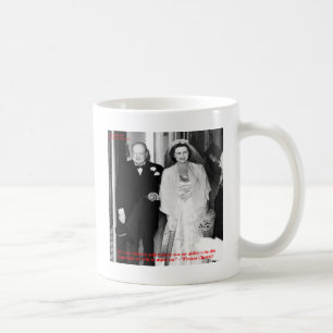 Churchill & Berühmter Heirats-Zitat Tasse