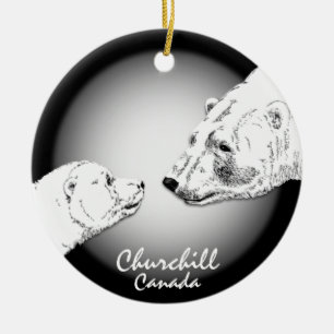 Churchill Canada Ornament Polar Bear Art Keepake