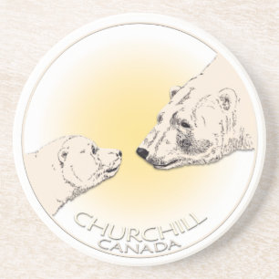 Churchill Canada Souvenir Untersetzer Churchill Ge
