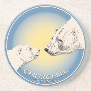 Churchill Canada Souvenir Untersetzer Churchill Ge
