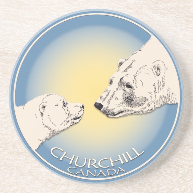 Churchill Canada Souvenir Untersetzer Churchill Ge (Vorne)