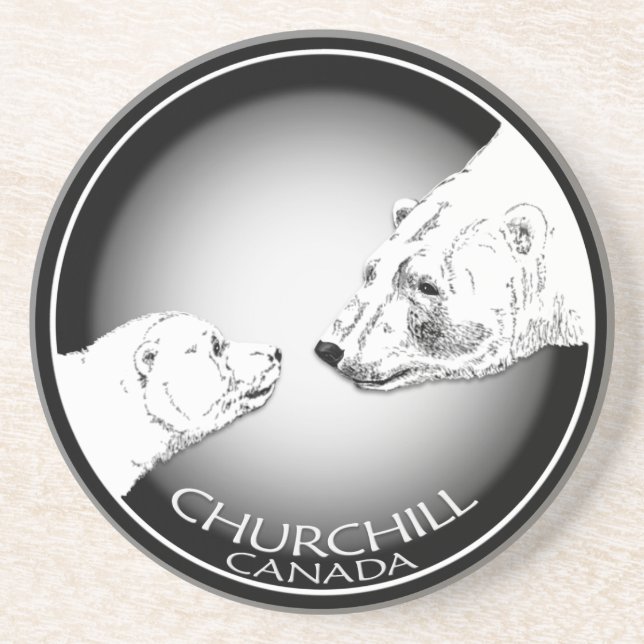 Churchill Canada Souvenir Untersetzer Churchill Ge (Vorne)