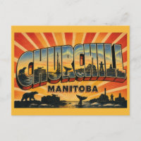 Churchill Manitoba Eisbären-Hauptstadt