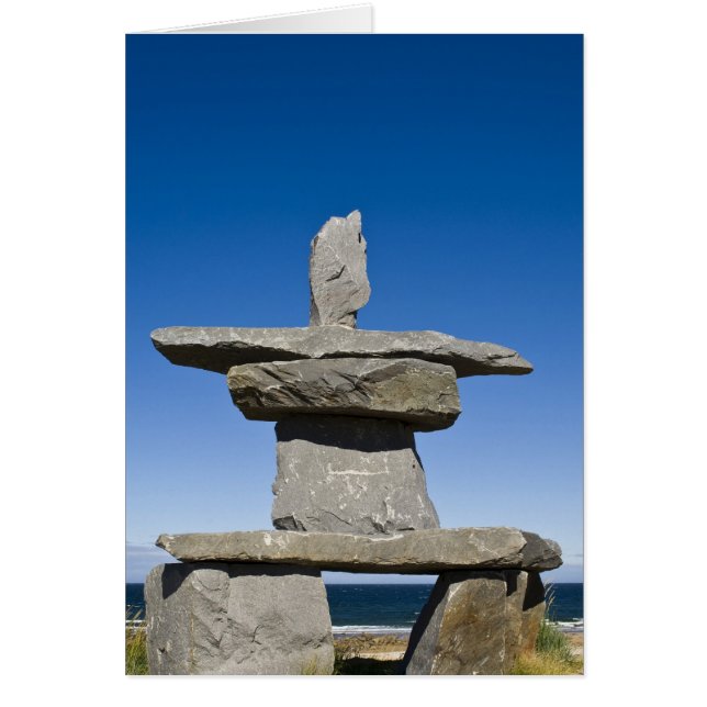 Churchill, Manitoba. Inukshuk (Vorne)