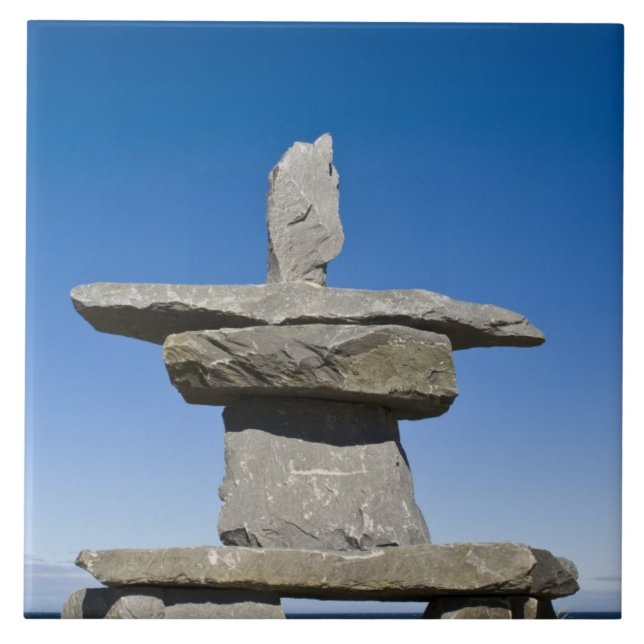 Churchill, Manitoba. Inukshuk Fliese (Vorderseite)