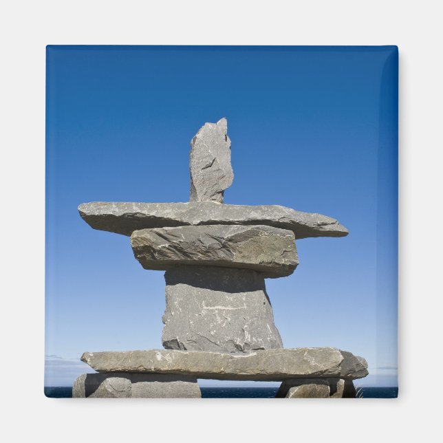 Churchill, Manitoba. Inukshuk Magnet (Vorne)