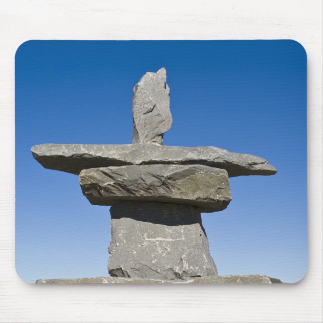 Churchill, Manitoba. Inukshuk Mousepad (Vorne)